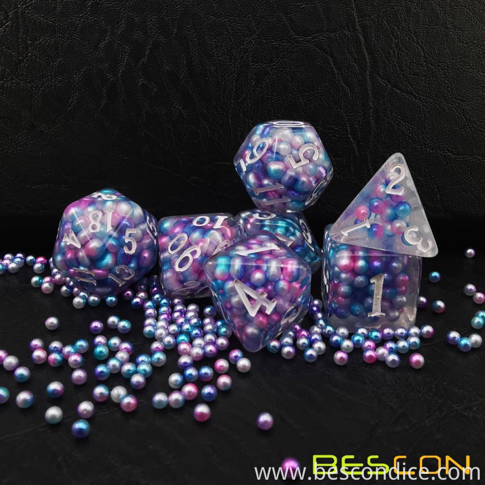 Peacock Pearl Dice For Roleplaying Dice Games 2